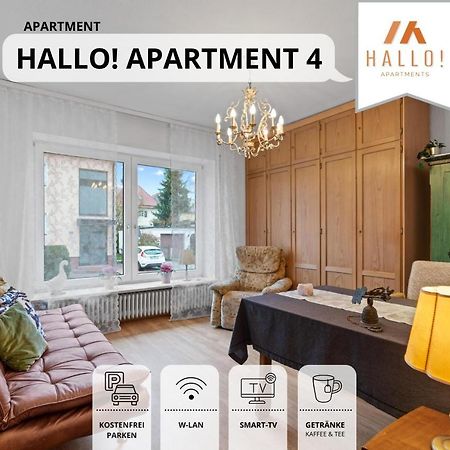 Tolle Zweiraum-Ferienwohnung In Bester Lage L Innenstadtnaehe L 1 Minute Zum Bahnhof L Tv L Free-Wlan L Keine Kueche L Willkommen Im Hallo!-Apartment 4 Bad Worishofen Exterior photo